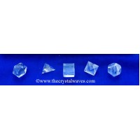 Crystal Quartz 5 Pc Geometry Set 